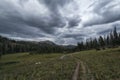 Landscape in the Rawah Wilderness, Colorado Royalty Free Stock Photo