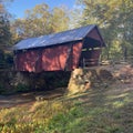 CampbellÃ¢â¬â¢s Covered Bridge, Landrum, SC Royalty Free Stock Photo