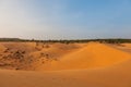 Mui Ne, Vietnam. Landscape of Red Sand Dunes Royalty Free Stock Photo