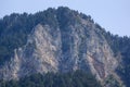 Landscape of The Red Wall peak near Bachkovo Monastery in Rhodope Mountains, Plovdiv Region, Bulgaria Royalty Free Stock Photo