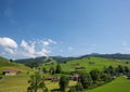 Landscape of the region Appenzell in Switzerland in summer