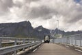 Landscape in Reine village in Norway