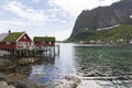 Landscape in Reine village in Norway