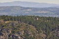 Landscape in ribeira sacra canyon. Das Cadeiras monastery. Galicia, Spain