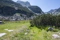 Landscape of Rila Mountain near Malyovitsa hut, Bulgaria