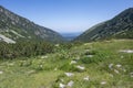 Landscape of Rila Mountain near Malyovitsa hut, Bulgaria