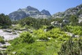 Landscape of Rila Mountain near Malyovitsa hut, Bulgaria