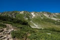 Landscape of Rila Mountan near, The Seven Rila Lakes, Bulgaria