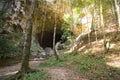 Rio Frio Cave in the Mountain Pine Ridge Forest Reserve in Belize. Central America