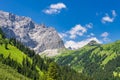 Landscape in the Risstal valley near the Eng Alm in Austria