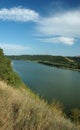 Landscape of river Dniestr,Ukraine Royalty Free Stock Photo
