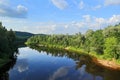 Landscape on the river Gauja, Sigulda - Latvia