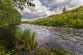 Landscape with a river Royalty Free Stock Photo