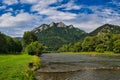 landscape with river and mountains in suth Polland Royalty Free Stock Photo