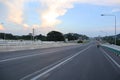 Landscape, road, highway, traffic, daytime In summer thailand