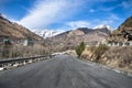 Landscape with road in india Royalty Free Stock Photo