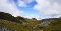 Landscape of Road in Mountain Range of East Sikkim Royalty Free Stock Photo