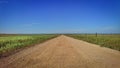 Landscape and road of national park Zona de Interes Regional Lla