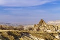 Landscape and Rock Formation in Cappadocia, in Central Turkey Royalty Free Stock Photo