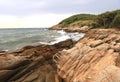 landscape rocks in the Koh Samet at Thailand Royalty Free Stock Photo