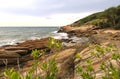 landscape rocks in the Koh Samet at Thailand Royalty Free Stock Photo