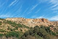 Landscape and rocks  in northern Israel Royalty Free Stock Photo