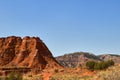 Landscape with rocks in Palo Duro Canyon, USA Royalty Free Stock Photo