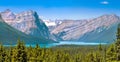 Landscape with Rocky Mountains in Alberta, Canada