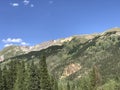 Colorado - Million Dollar Highway - Rocky Mountains Royalty Free Stock Photo