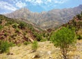 Dena mountains in Zagros mountain range Royalty Free Stock Photo