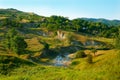 Landscape from romanian countryside near Buzau.