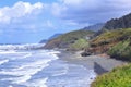 Landscape of Rugged Pacific Coast north of Florence, Oregon, USA Royalty Free Stock Photo