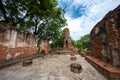 Landscape the ruins of ancient city of ayutthaya Ayutthaya Historical Park are the Capital of the Kingdom of Siam an historic