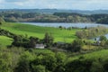 Landscape of rural County Leitrim, Ireland at shores of Lough Gill Royalty Free Stock Photo