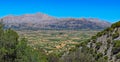 Landscape of rural Crete island