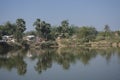 Landscape of rural village of Bengal in India is so calm and peaceful