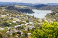 Landscape from Russell near Paihia, Bay of Islands, New Zealand Royalty Free Stock Photo