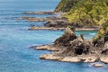 Landscape from Russell near Paihia, Bay of Islands, New Zealand Royalty Free Stock Photo