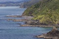 Landscape from Russell near Paihia, Bay of Islands, New Zealand Royalty Free Stock Photo