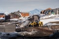 Barentsburg, russian village in Spitsbergen Island, Svalbard