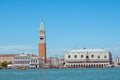 landscape with saint marks campanile and doges palace Royalty Free Stock Photo
