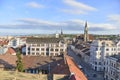 Landscape with the Saint Michael Church from Cluj-Napoca.