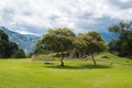 Landscape in San Agustin Archeological park, Huilla, Colombia. Unesco world heritage Royalty Free Stock Photo