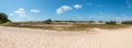 Landscape with sand dunes from Letea Forest, Danube Delta Royalty Free Stock Photo