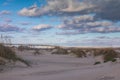 Coastal Background Bonner Bridge Oregon Inlet NC Royalty Free Stock Photo