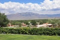 Landscape of Sandia Mountains near Albuquerque, New Mexico, USA. Royalty Free Stock Photo