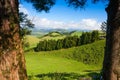 The landscape on Sao Miguel, Azores