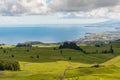 Landscape in Sao Miguel en Azores, Potugal Royalty Free Stock Photo