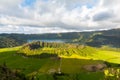 Landscape in Sao Miguel en Azores, Potugal Royalty Free Stock Photo