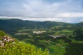 The landscape on Sao Miguel